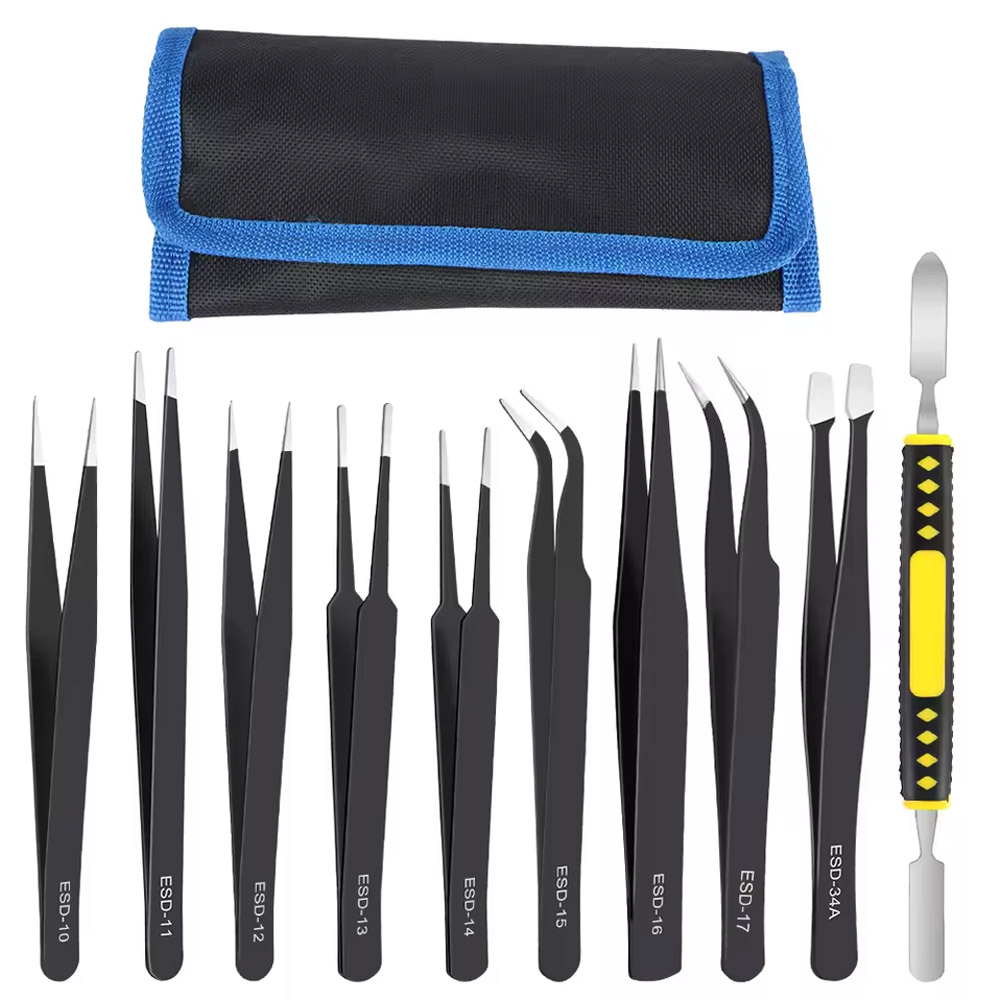 Electronics Repair Tool Kit - 10 Teile/satz Präzision Antistatische Gebogene &