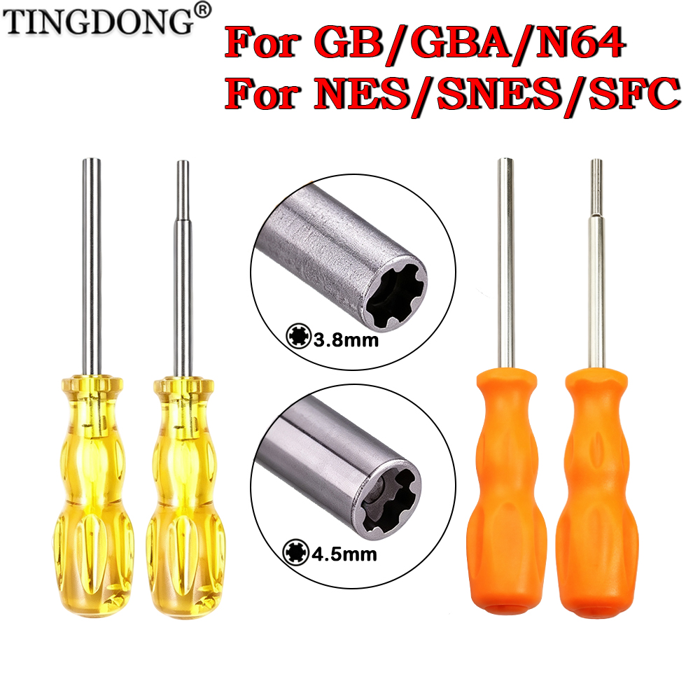 Electronics Repair Tool Kit - Sicherheitsschraubendreher-Reparaturset für Spielmodule 3,8mm 4,5mm Bits