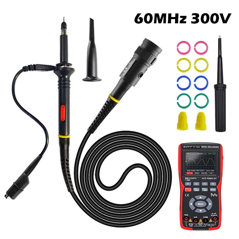 Electronics Repair Equipment - Oszilloskop-Sonden-Kit 60 MHz 1X 10X Mayitr