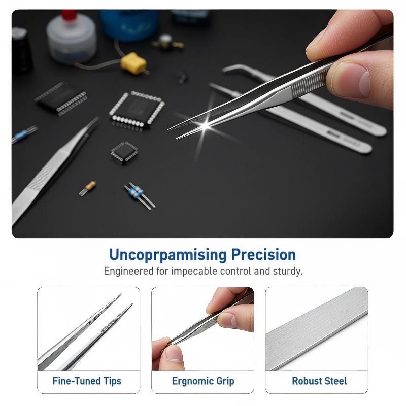 6-teiliges Pinzetten-Set aus E – Electronics Repair Tool Kit Bewertung und Preis