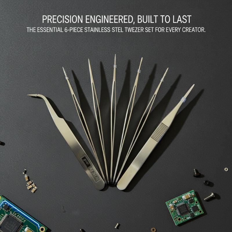 6-teiliges Pinzetten-Set aus E – Electronics Repair Tool Kit Bewertung und Preis