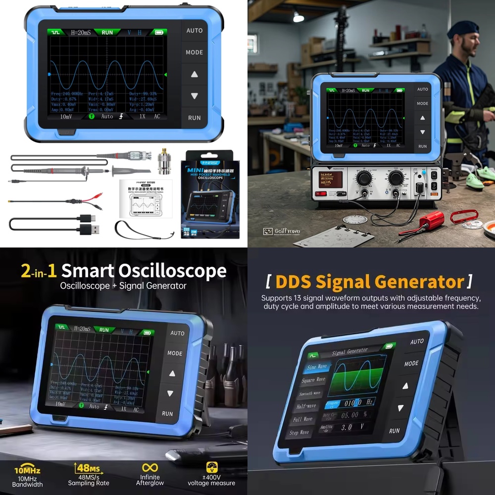 Für DSO510 Mini Tragbares 2-in – Electronics Repairing Bewertung und Preis