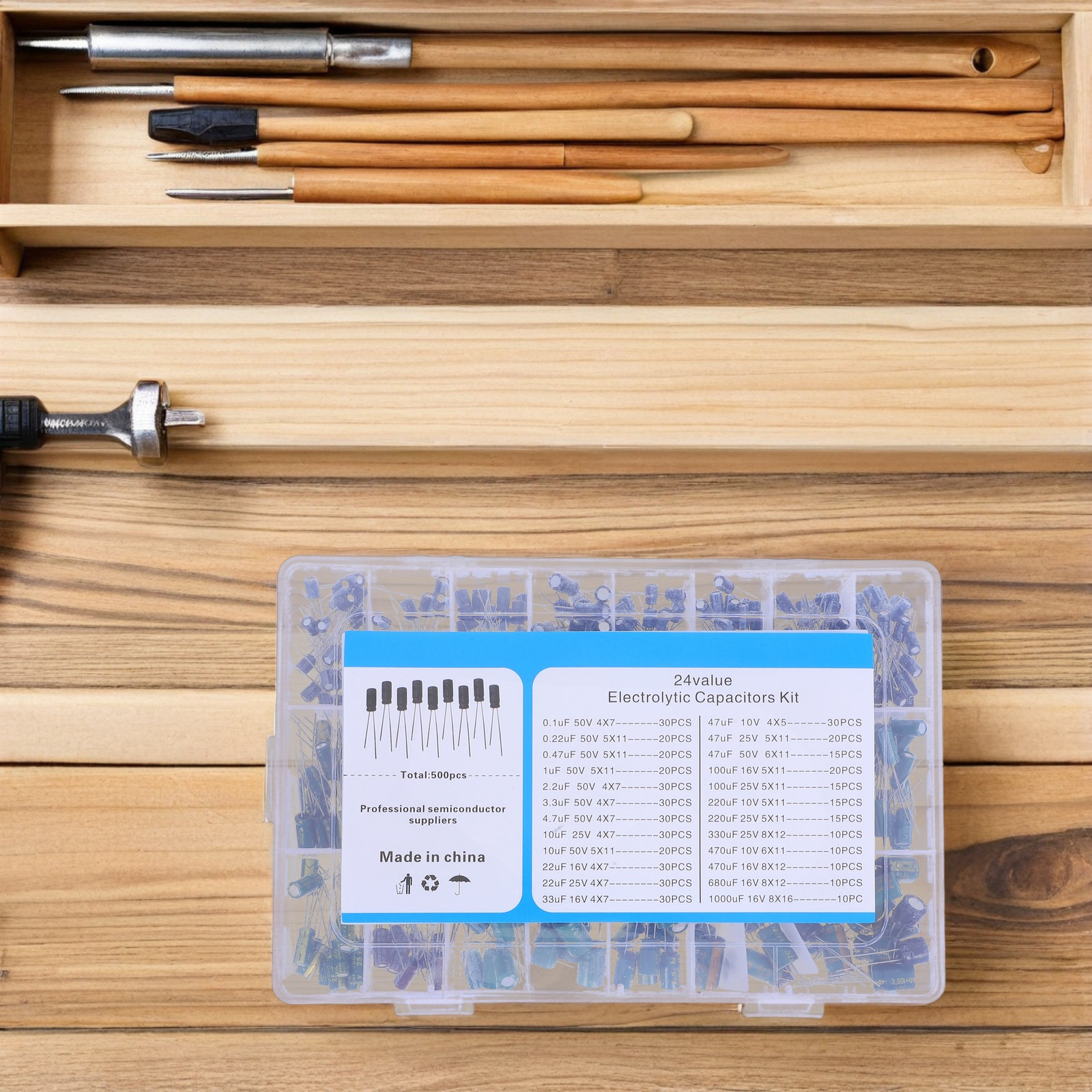 500-teiliges Aluminium-Elektro – Electronics Repairing Bewertung und Preis